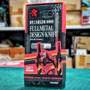 Hobby Mio Full Metal Design Knife Evangelion Eva 02 with 30pcs Spare Blades Eva Evangelion 02 Version