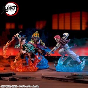 XrossLink Xross Link Tanjiro Kamado Giyu Tomioka Akaza Set Infinity Castle Figure