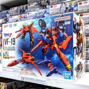 HG 1/100 Macrosa VF-19 Fire Valkyrie with Sound Booster Model Kit