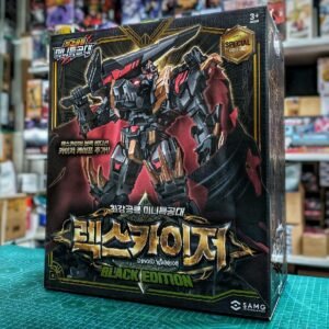 SAMG Miniforce Dinoid Warrior Rex Kaiser Black Special Edition