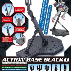Action Base 1 Black Stand Gundam Original Bandai