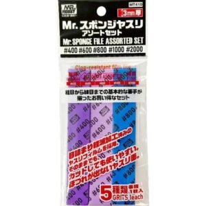 Mr Sponge File Assorted Set MT-410 - 400 - 600 - 800 - 1000 - 2000 Amplas Gundam